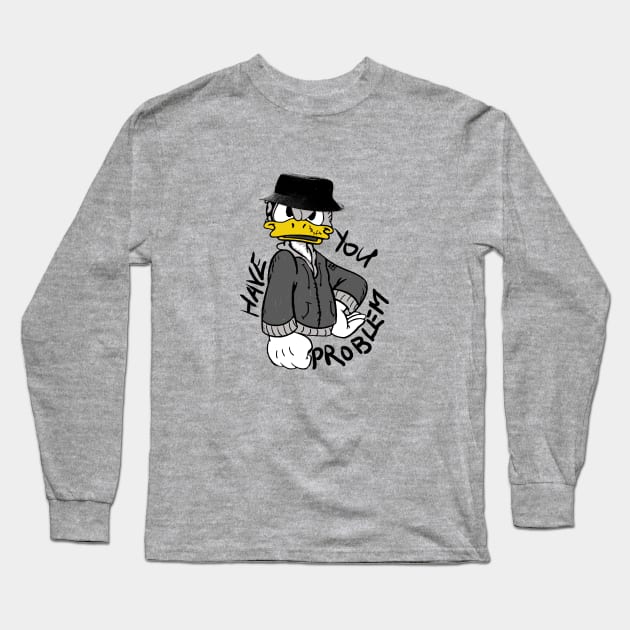 Problem duck Long Sleeve T-Shirt by CB_design